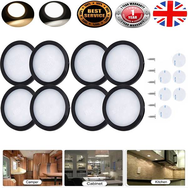 4pcs  12V LED Spot Light Interior 2W Ceiling Downlight For RV Camper Van Caravan Boat